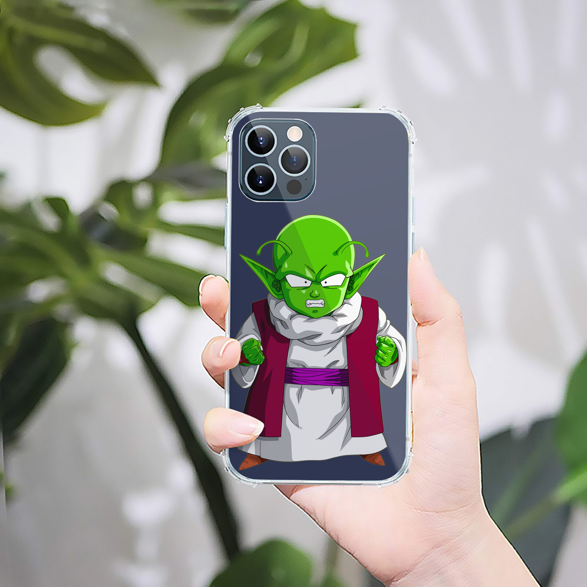（画像用） ドラゴンボール ピッコロ DRAGON BALL Piccolo 【iPhone 12シリーズ対応】透明スマホケース（クリアソフトケース）